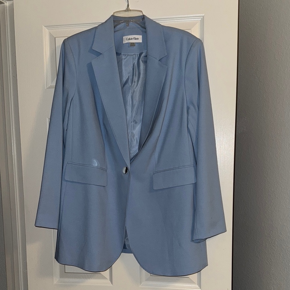 Calvin Klein Women's Blue Blazer